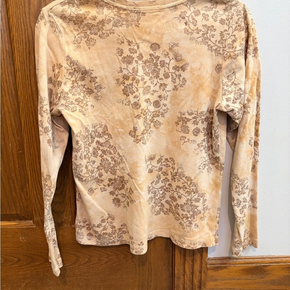 Y2K Floral Tie Dye Long Sleeve Top fairycore cottagecore vintage boho - Picture 6 of 9